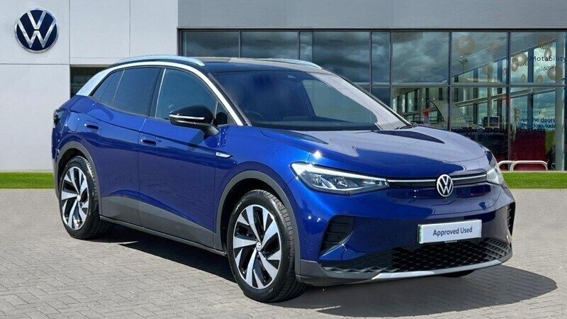 Blue dusk metallic black Used 2021 VW ID.4 Pro Performance SUV | £21,116 (Fair price) - Image 1/4