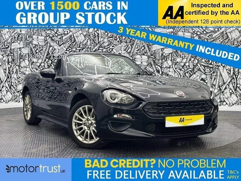 Used Fiat 124 Spider Classica 140 HP (102 kW) 2018 Black Cabriolet