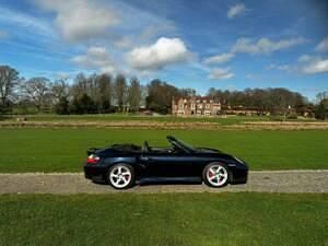Used Porsche 911 Turbo Cabriolet 420 HP (308 kW) 2004 Blue Cabriolet