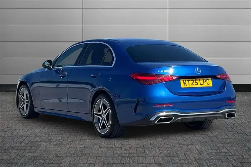 Used Mercedes C200 AMG line 204 HP (150 kW) 2025 Spectral blue Sedan