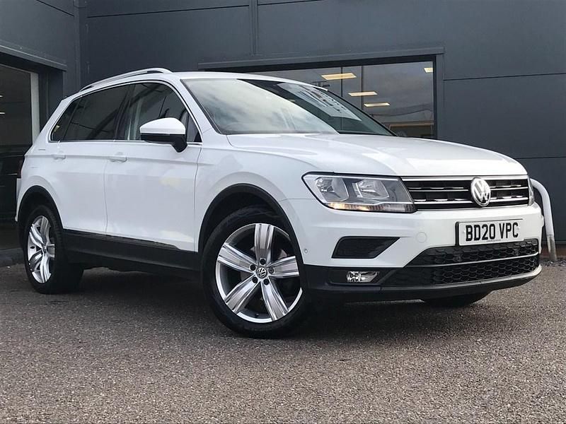 White Used 2020 VW Tiguan Match SUV | £17,995 (Fair price) - Image 1/3