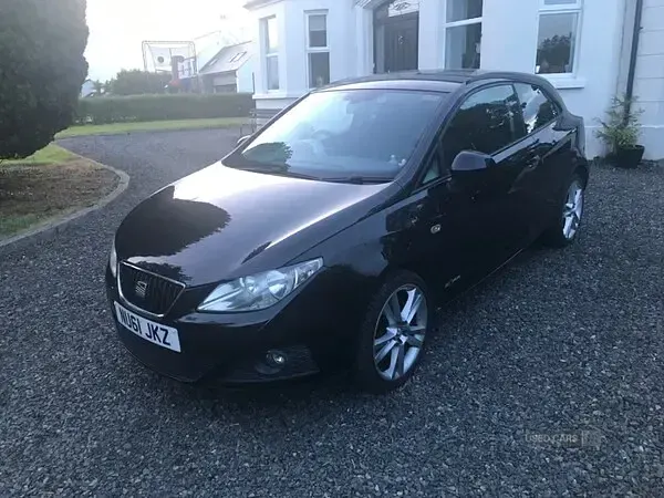 Used Seat Ibiza Copa 85 HP (62 kW) 2011 Black Hatchback