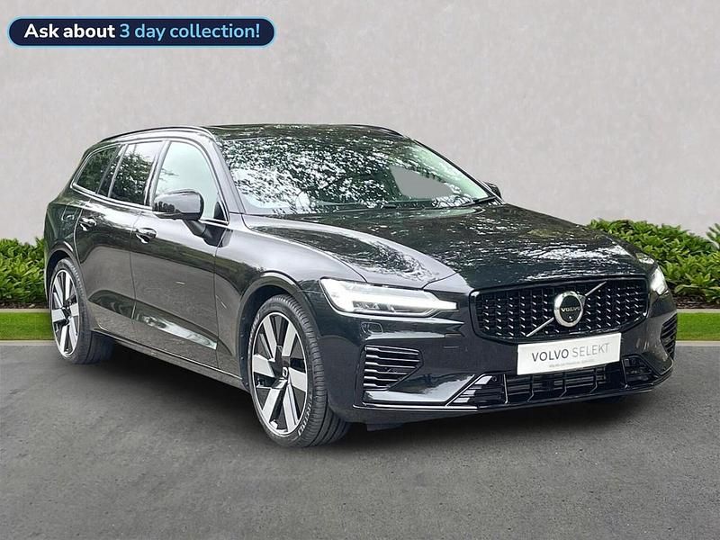 Black Used 2025 Volvo V60 Ultra Estate | £39,074 (Expensive) - Image 1/2