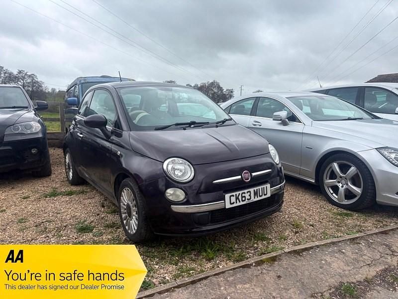 Used Fiat 500 Lounge 69 HP (50 kW) 2014 Mauve/purple Hatchback