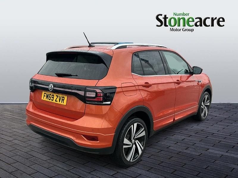 Used VW T-Cross R-line 115 HP (84 kW) 2020 Orange SUV