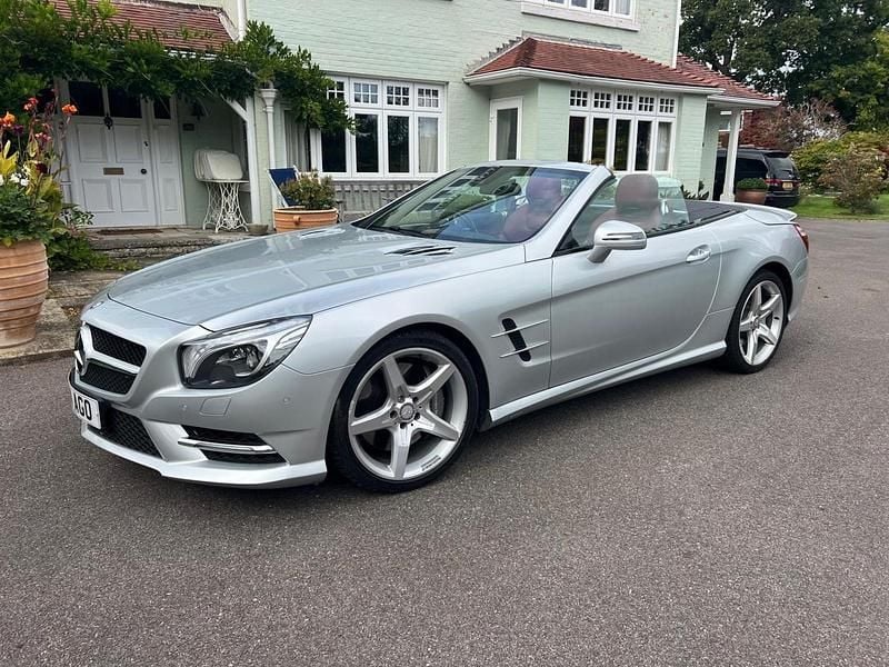 Silver Used 2014 Mercedes SL350 AMG Cabriolet | £22,995 (Expensive) - Image 1/4