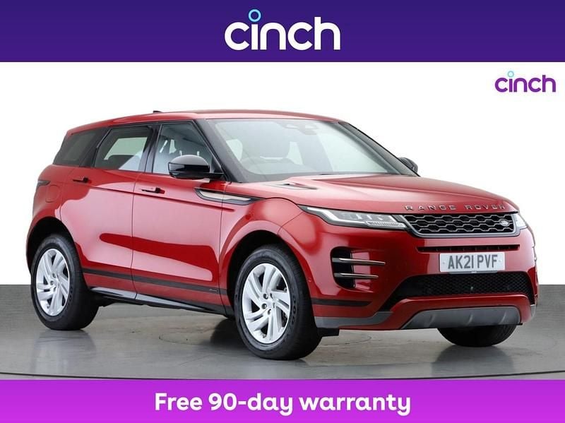 Red Used 2021 Land Rover Range Rover evoque R-Dynamic SUV | £21,949 (Super price) - Image 1/3