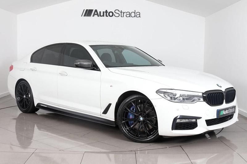 White Used 2017 BMW 540 M Sport Sedan | £22,949 (A bit pricey) - Image 1/4