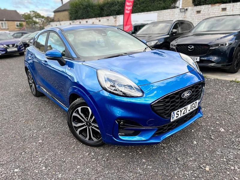 Blue Used 2021 Ford Puma ST-Line Hatchback | £9,299 - Image 1/4