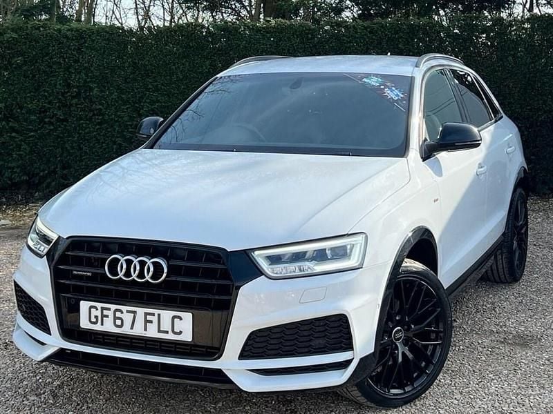 Used Audi Q3 Black Edition 180 HP (132 kW) 2017 White SUV