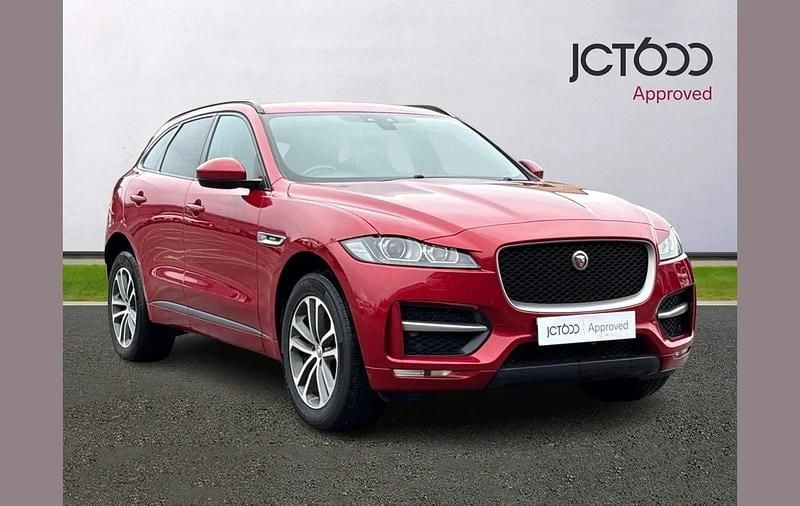 Used Jaguar F-Pace R-Sport 177 HP (130 kW) 2018 Red SUV