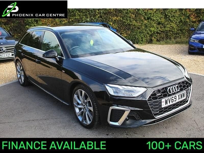 Black Used 2019 Audi A4 S-Line Estate | £19,795 (Fair price) - Image 1/2