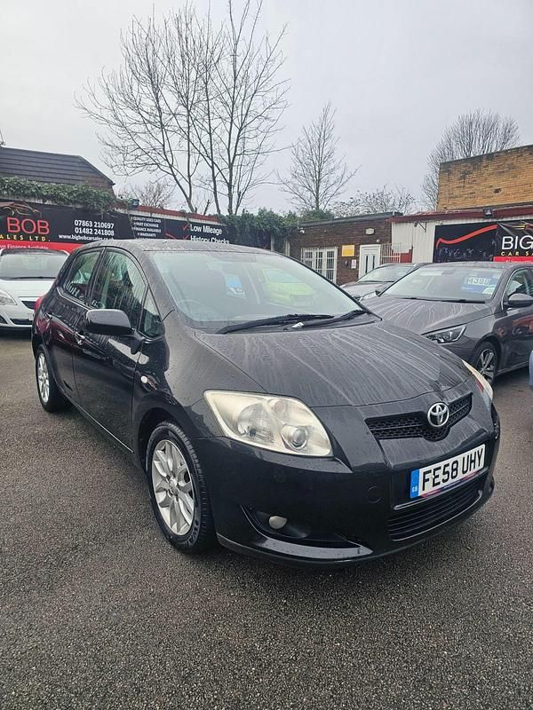 Black Used 2008 Toyota Auris T3 Hatchback | £2,250 (Fair price) - Image 1/4