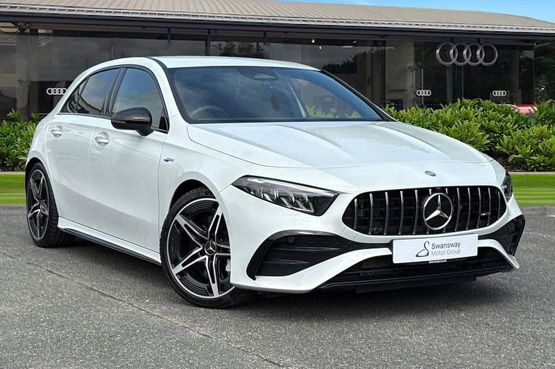 White Used 2023 Mercedes A35 AMG Premium Hatchback | £29,895 (Fair price) - Image 1/4