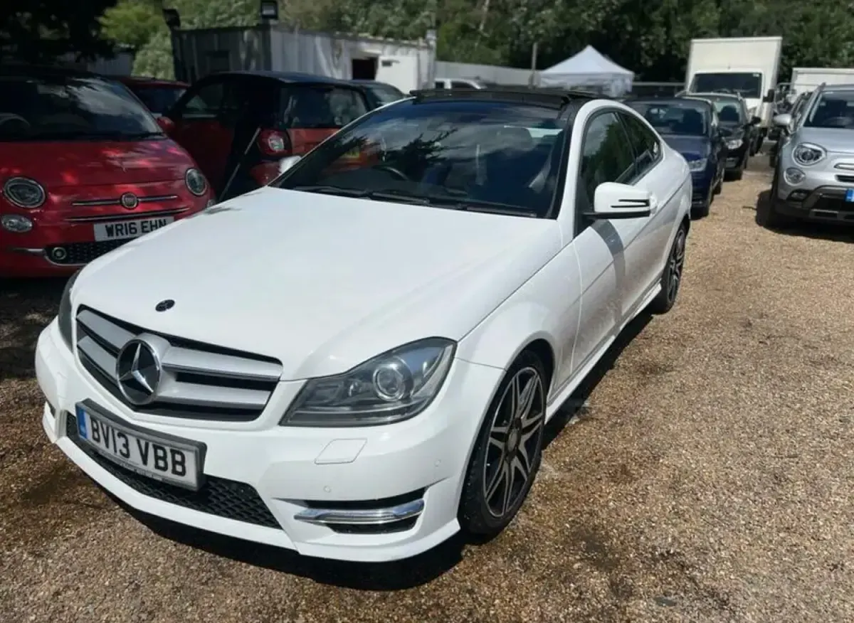 Used Mercedes C220 AMG 2013 White Coupe