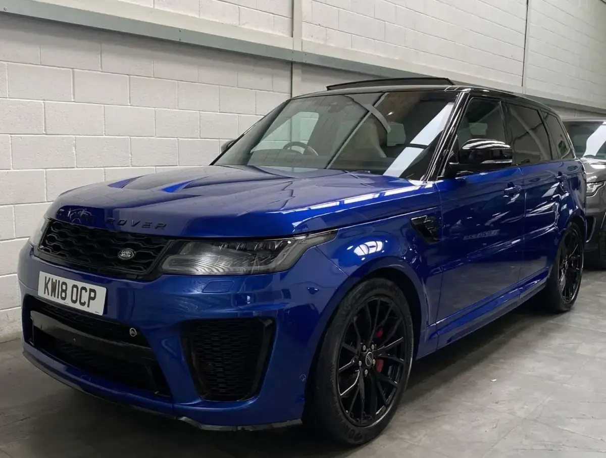 Used Land Rover Range Rover Sport SVR 2018 Blue SUV