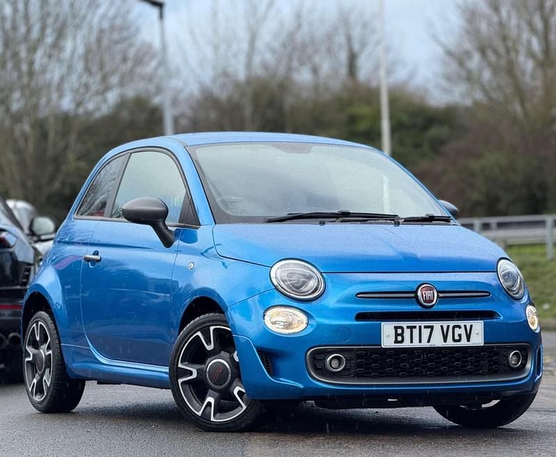 Used Fiat 500S S 69 HP (50 kW) 2017 Blue Hatchback