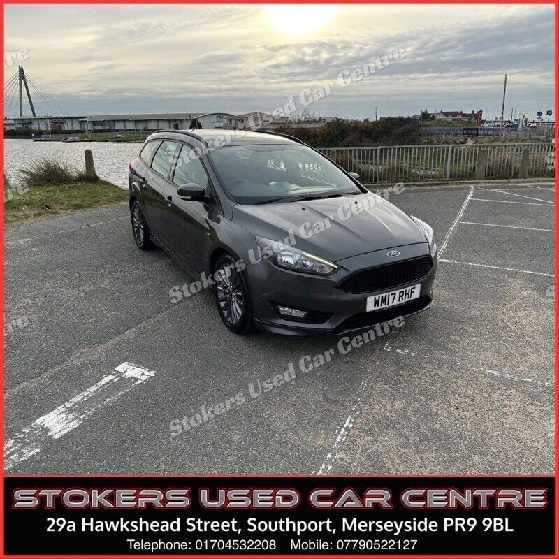Grey Used 2017 Ford Focus ST-Line Estate | £7,495 (Super price) - Image 1/4
