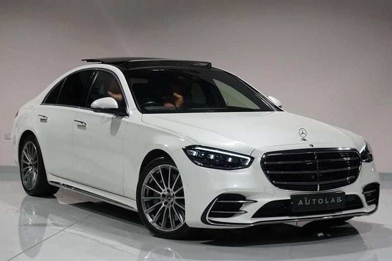 White Used 2022 Mercedes S500 AMG Line Premium Sedan | £68,995 - Image 1/1