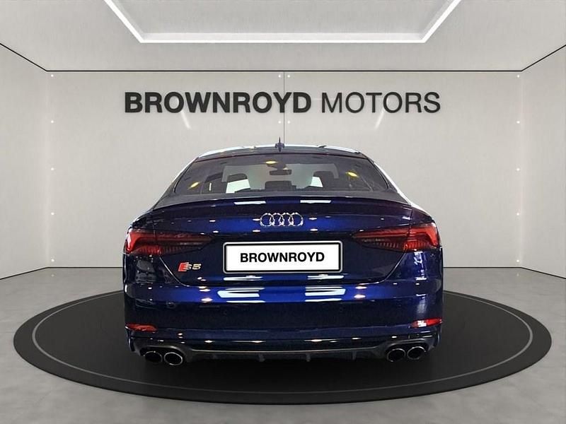 Used Audi S5 Sportback Design 354 HP (260 kW) 2018 Blue Hatchback