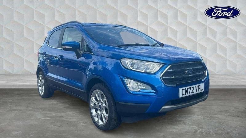 Blue Used 2022 Ford Ecosport Titanium SUV | £14,145 (Fair price) - Image 1/4