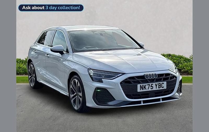 Used Audi A3 S-Line 147 HP (108 kW) 2025 White Hatchback