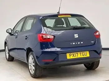 Used Seat Ibiza SE Technology 90 HP (66 kW) 2017 Blue Hatchback