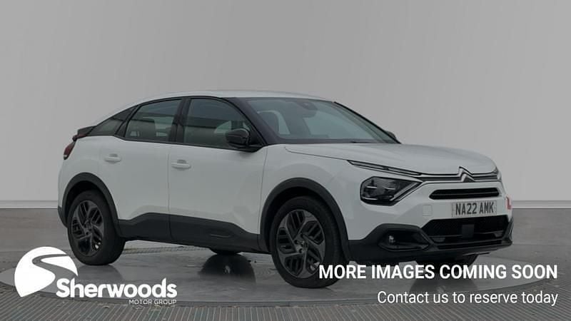 Polar white Used 2022 Citroën C4 PureTech Hatchback | £12,499 (Good price) - Image 1/4