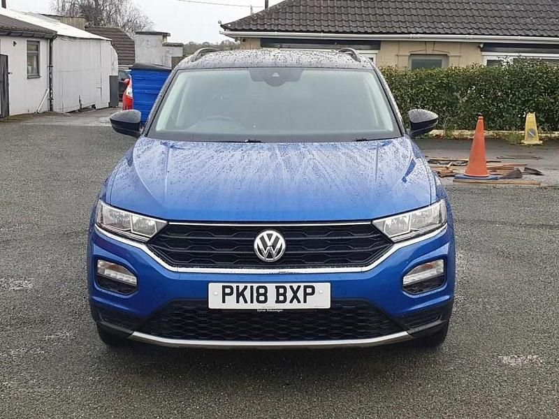 Used VW T-Roc Design 115 HP (84 kW) 2018 Blue SUV