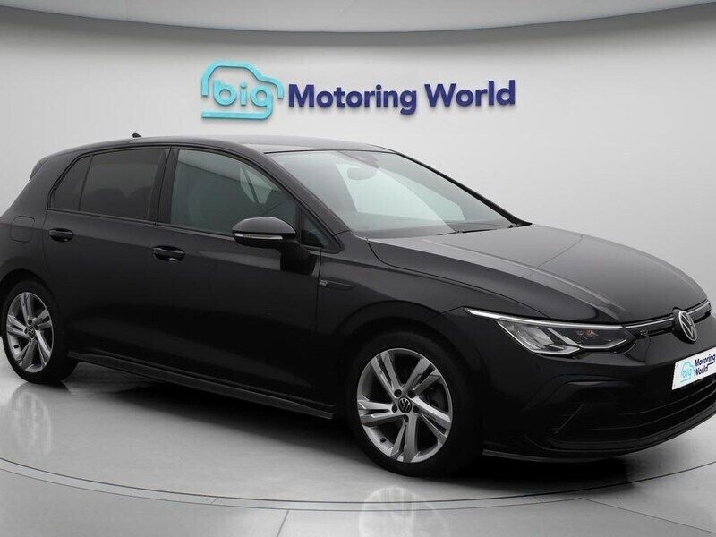 Black Used 2021 VW Golf VIII R-line Hatchback | £16,100 (Fair price) - Image 1/4
