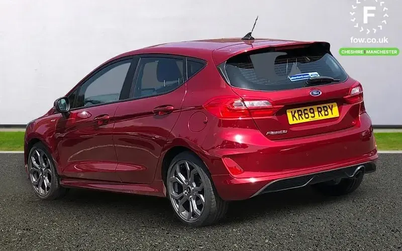 Used Ford Fiesta ST-Line 125 HP (91 kW) 2019 Red Hatchback