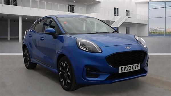 Blue Used 2022 Ford Puma ST-Line X SUV | £18,799 (Fair price) - Image 1/4