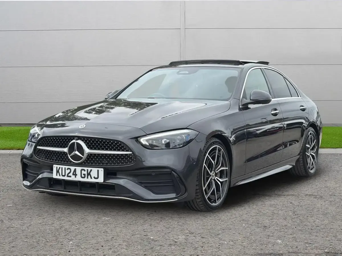 Used Mercedes C200 AMG line 221 HP (162 kW) 2024 Grey Sedan