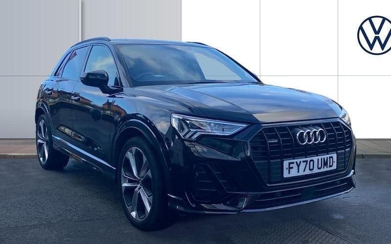 Black Used 2020 Audi Q3 Advanced SUV | £28,784 (Good price) - Image 1/4