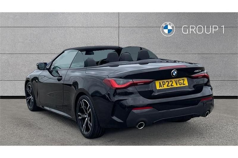 Used BMW 420 M Sport 190 HP (139 kW) 2022 Black sapphire metallic paint Cabriolet