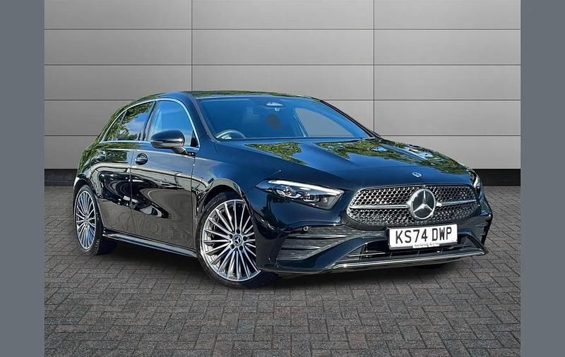 Black Used 2024 Mercedes A200 AMG Line Premium Plus Hatchback | £28,390 (Expensive) - Image 1/4