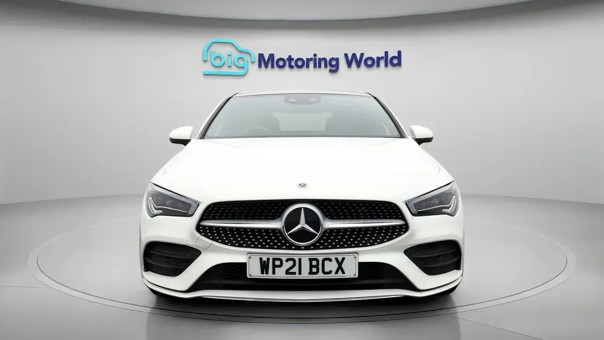 Used Mercedes CLA180 AMG line 136 HP (100 kW) 2021 White Coupe