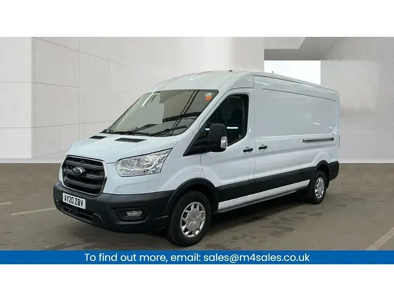 Used Ford Transit Trend 130 HP (95 kW) 2020 White Van