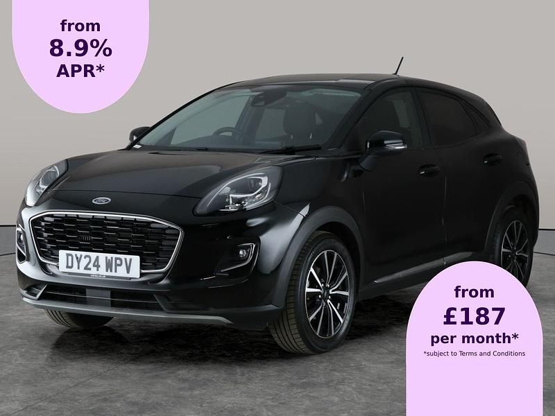 Black Used 2024 Ford Puma Gen-E Titanium Hatchback | £14,377 (Good price) - Image 1/2