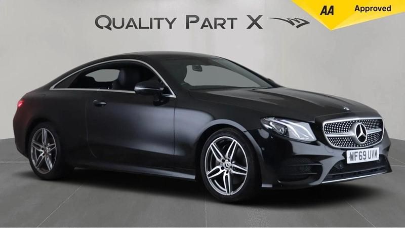 Black Used 2019 Mercedes E220 AMG line Coupe | £19,280 (Good price) - Image 1/4