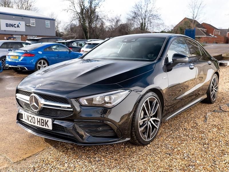Used Mercedes CLA35 AMG Premium 306 HP (225 kW) 2020 Black Coupe