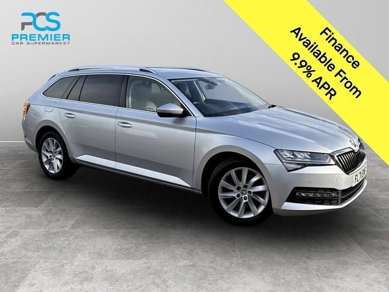 Silver Used 2021 Skoda Superb SE Technology Estate | £11,795 (Fair price) - Image 1/3