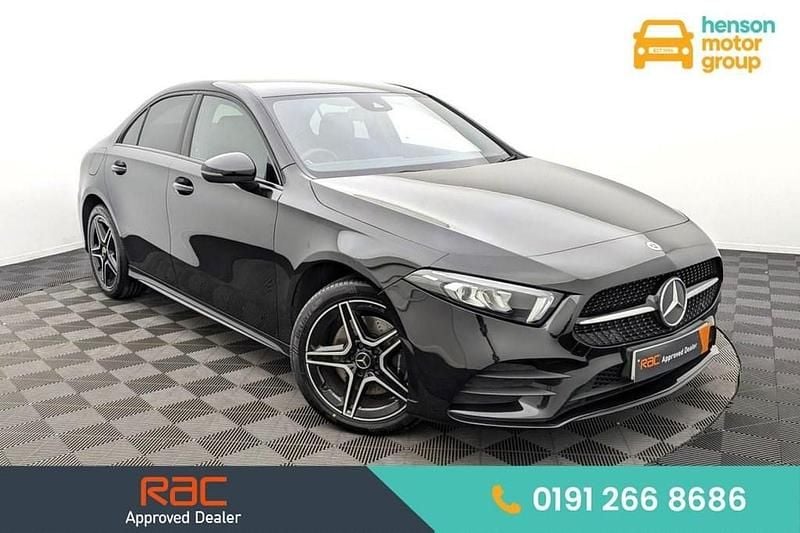 Black Used 2022 Mercedes A250 AMG line Sedan | £15,699 (Good price) - Image 1/3