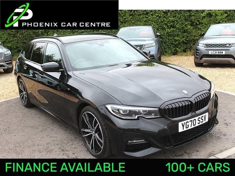 Black sapphire metallic paint Used 2020 BMW 320 M Sport Estate | £23,995 (A bit pricey) - Image 1/2