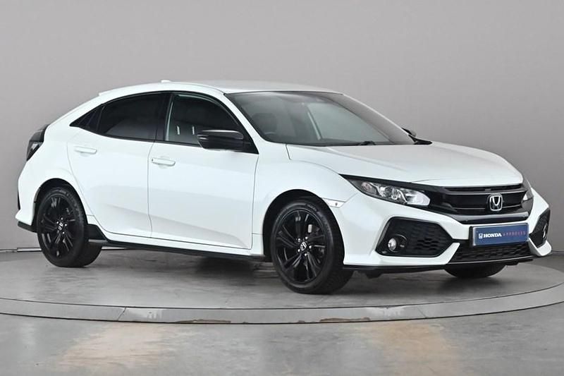 Used Honda Civic Sport 126 HP (92 kW) 2019 White Hatchback