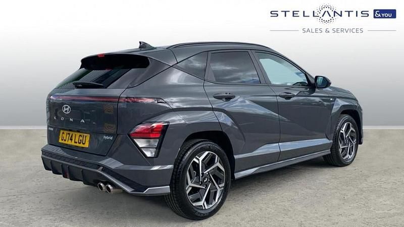 Second-hand Hyundai Kona N Line 127 CP (93 kW) 2024 Albastru SUV
