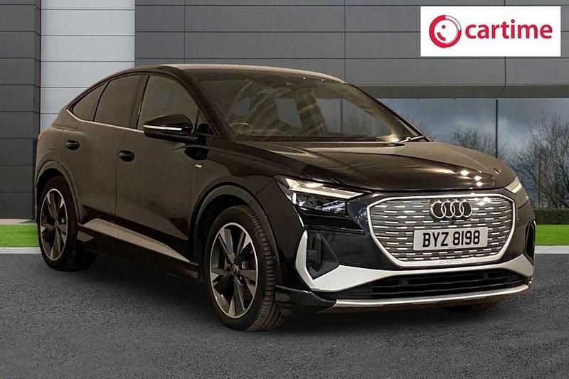 Used Audi Q4 Sportback e-tron S-Line 150 kW (204 HP) 2023 Black SUV