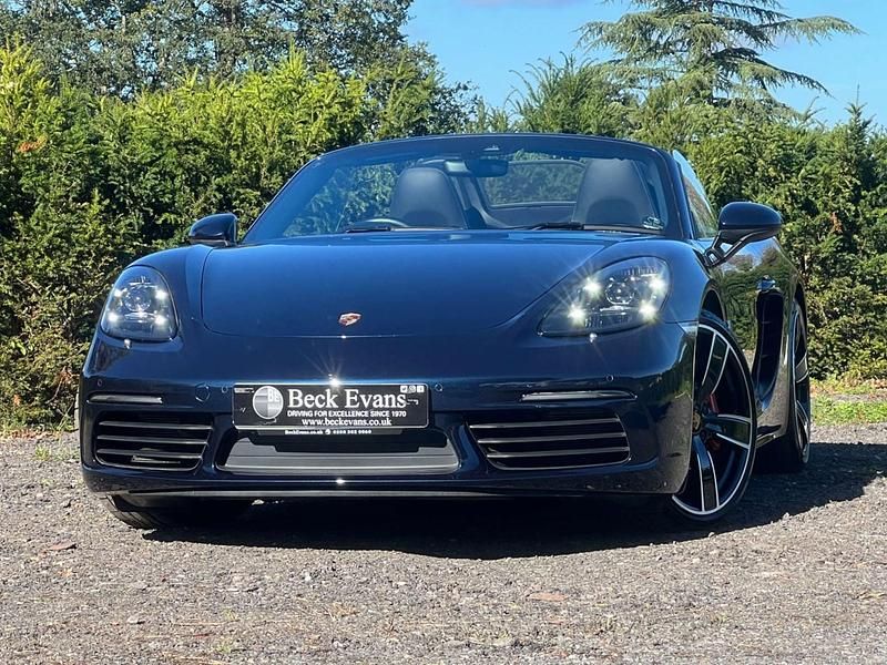Blue Used 2018 Porsche 718 Boxster S Cabriolet | £45,999 (Expensive) - Image 1/3