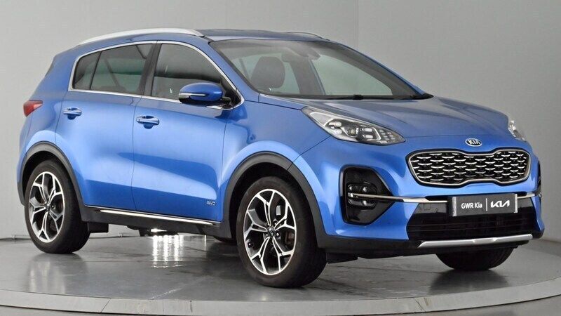 Blue Used 2019 Kia Sportage GT-Line SUV | £16,750 (Fair price) - Image 1/4