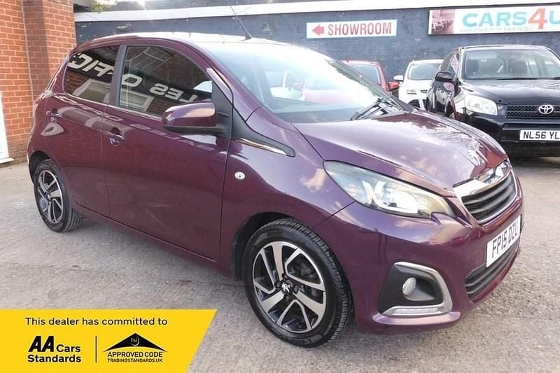 Used Peugeot 108 Allure 82 HP (60 kW) 2015 Purple Hatchback